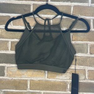 Juniper Green Zobha Medium Sports Bra